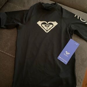 NWT Roxy girls rash guard top